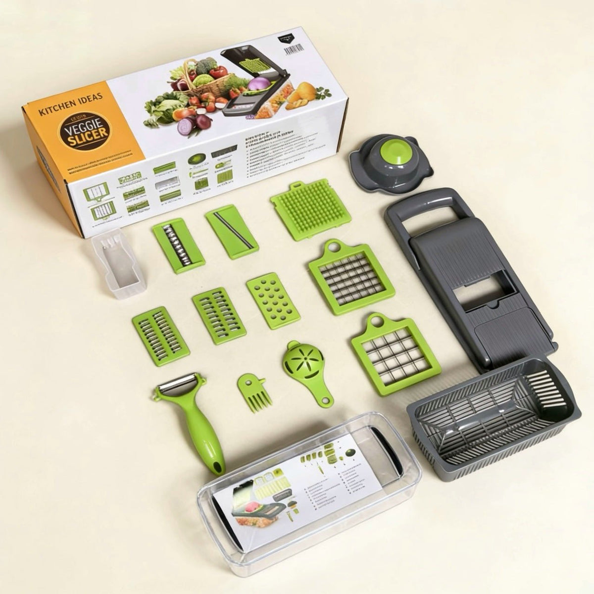 16 In 1 Vegetable Chopper Fruit Salad Mandolin Slicer - IK LifeStyle