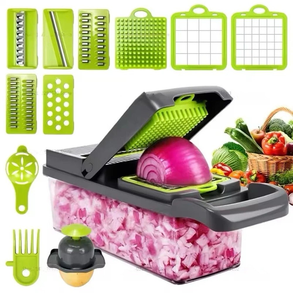 16 In 1 Vegetable Chopper Fruit Salad Mandolin Slicer - IK LifeStyle