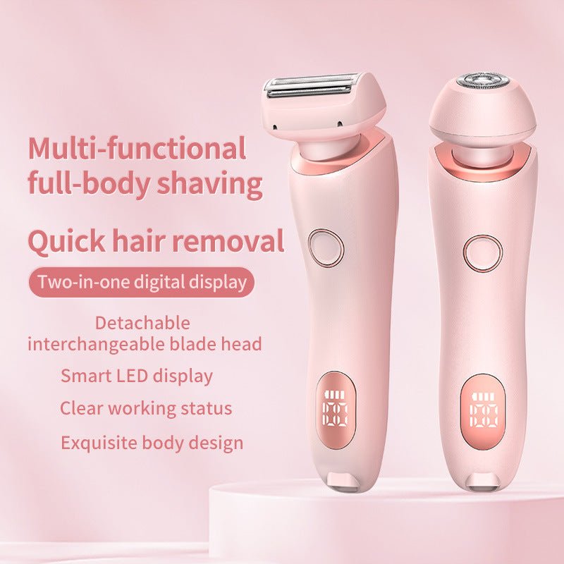 2 In 1 Hair Removal Epilator USB Rechargeable Trimmer - IK LifeStyle