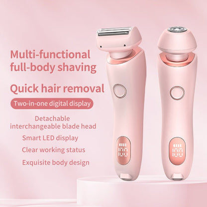 2 In 1 Hair Removal Epilator USB Rechargeable Trimmer - IK LifeStyle