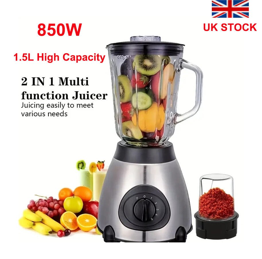 2in1 Juicer Blender 1.5L Fruit Grinder Smoothie - IK LifeStyle