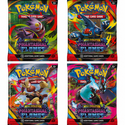 Pokémon TCG: Mega Evolution—Phantasmal Flames Booster Display Box – 36 Packs