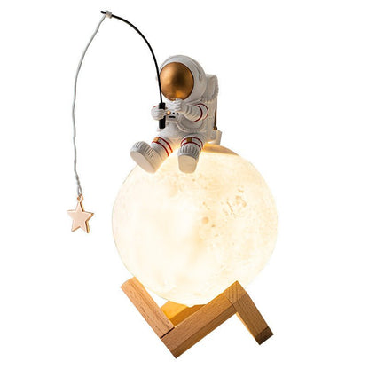Astronaut Figurines Home Decoration Miniature Night Light Humidifier - IK LifeStyle