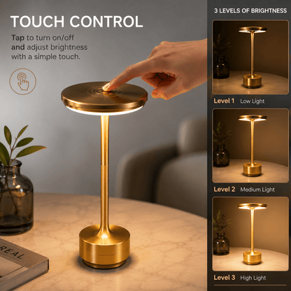 Luma Cordless Touch Lamp - IK LifeStyle