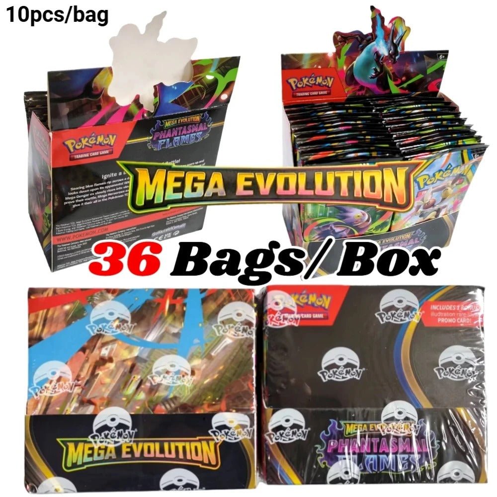 Pokémon TCG Booster Card Collection – 36 Packs | Ascended Heroes & Phantasmal Flames - IK LifeStyle