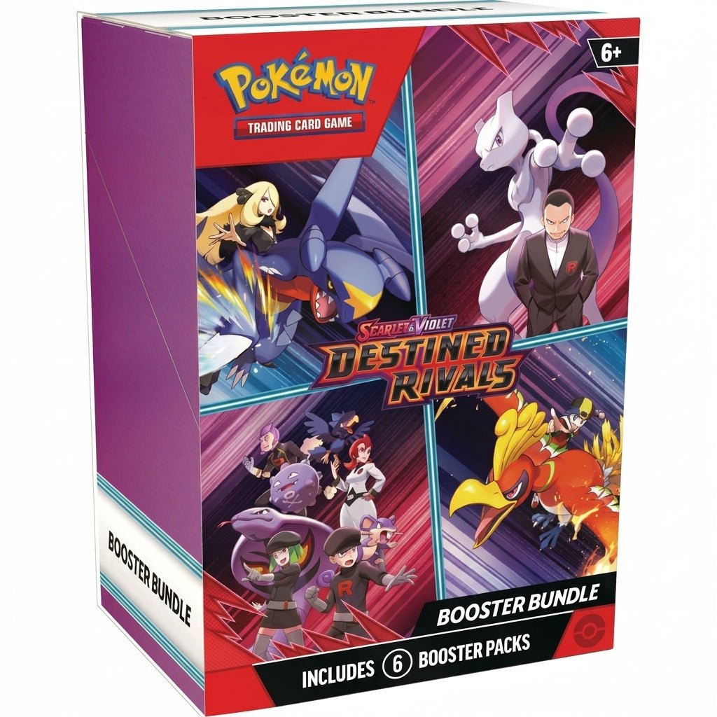 Pokémon TCG: Scarlet & Violet—Destined Rivals Booster Bundle | 6 Booster Packs - IK LifeStyle