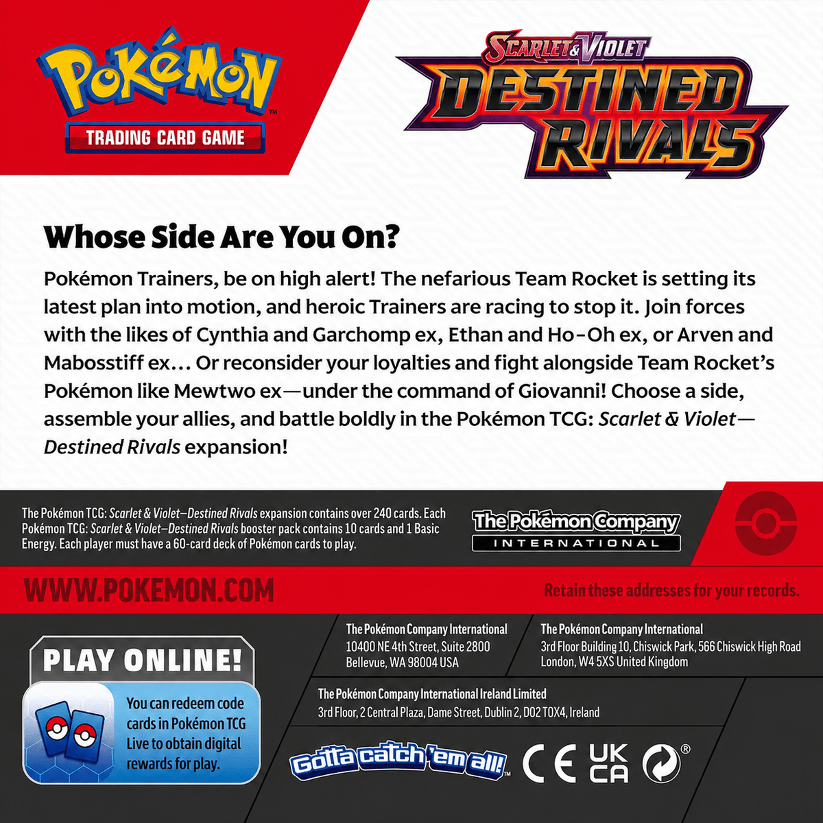 Pokémon TCG: Scarlet & Violet—Destined Rivals Booster Display Box – 36 Packs - IK LifeStyle