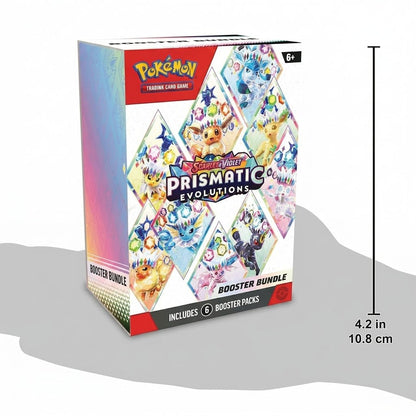 Pokémon TCG: Scarlet & Violet—Prismatic Evolutions Booster Bundle | 6 Booster Packs - IK LifeStyle
