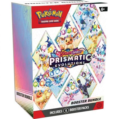 Pokémon TCG: Scarlet & Violet—Prismatic Evolutions Booster Bundle | 6 Booster Packs - IK LifeStyle