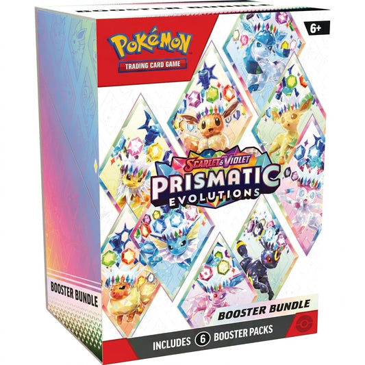 Pokémon TCG: Scarlet & Violet—Prismatic Evolutions Booster Bundle | 6 Booster Packs - IK LifeStyle