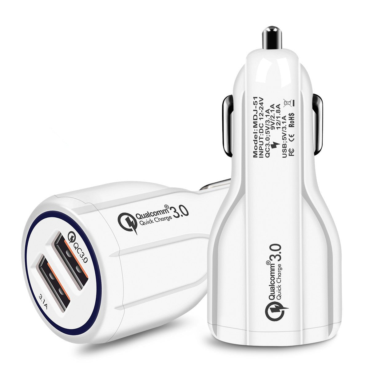Quick Charge 3.0 Car Charger For Mobile Phone - IK LifeStyle